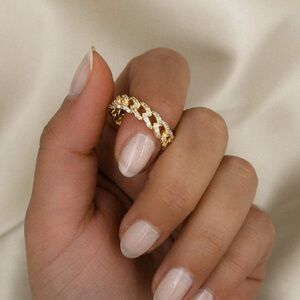 14k gold cuban ring size 4